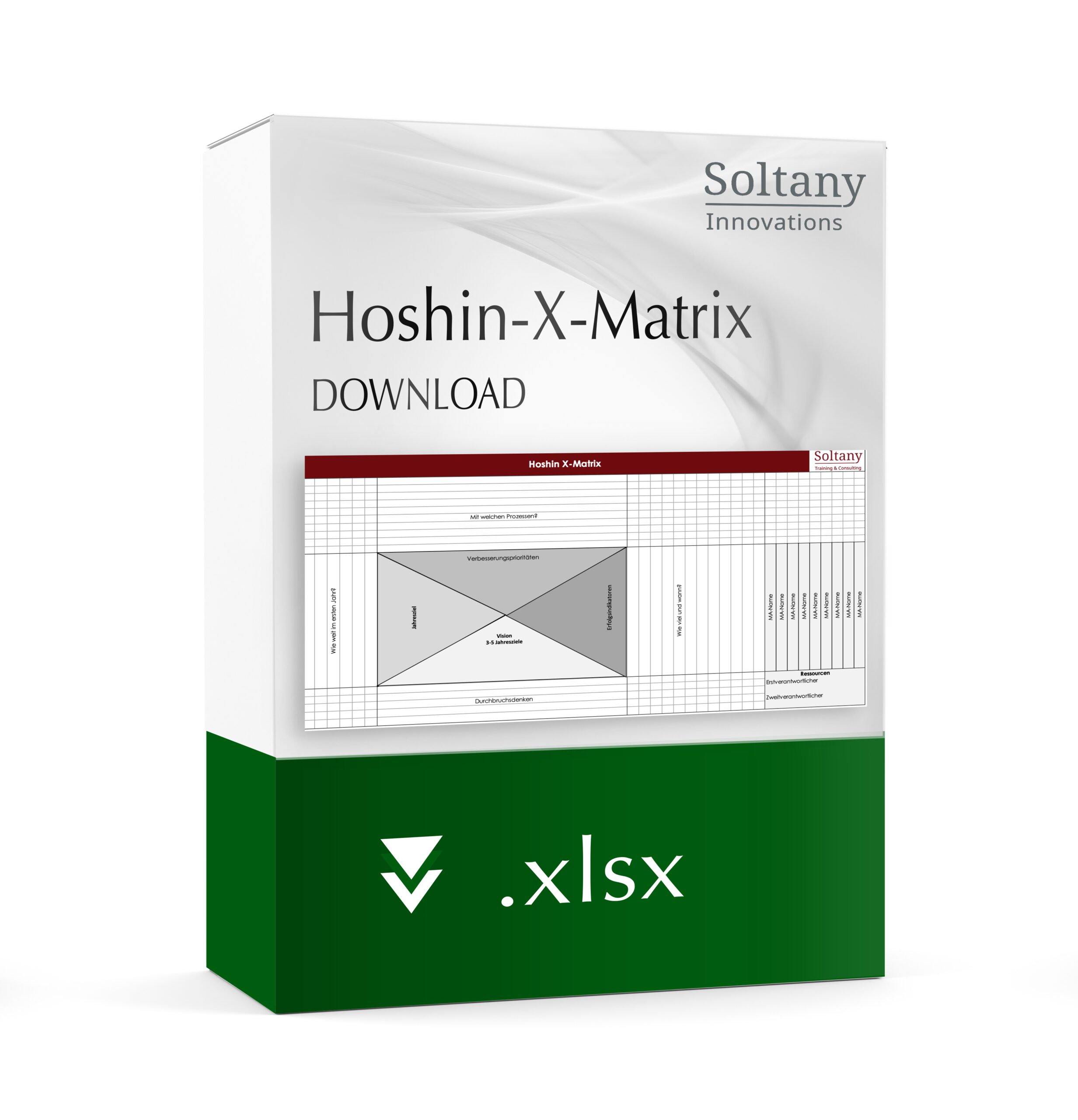 Hoshin X Matrix Vorlage